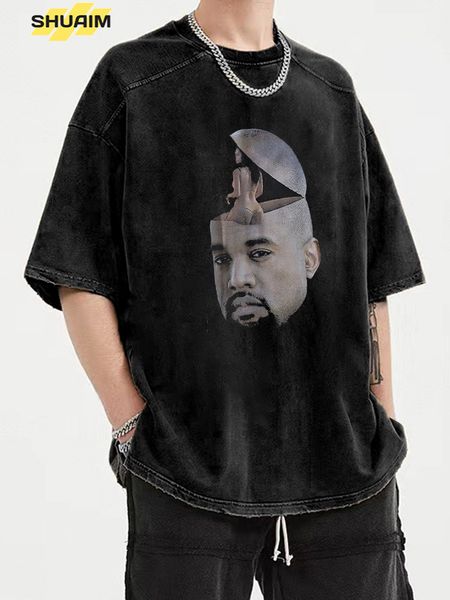 men's tshirts 2023 harajuku man shirt men hip hop vintage washed oversized portrait shirts for women streetwear ees 100 cotton shirt 23, White;black
men's tshirts 2023 harajuku man shirt men hip hop vintage washed oversized portrait shirts for women streetwear ees 100 cotton shirt 23, White;black