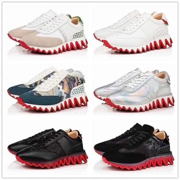 low shark dress shoes luxury loubishark red flat sneakers elastic band bottom calfskin design comfort run walk casual sharks trainers 39-46, Black
low shark dress shoes luxury loubishark red flat sneakers elastic band bottom calfskin design comfort run walk casual sharks trainers 39-46, Black