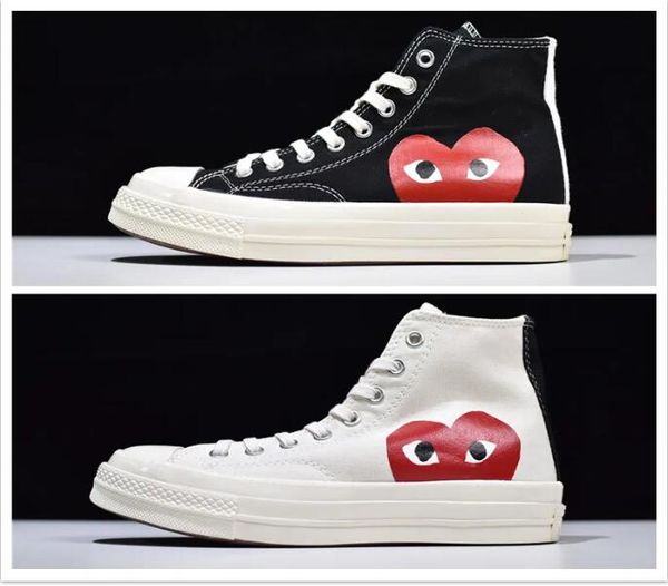 classic mens commes des garcons play chuck 1970 casual shoes ace for girl tayler vulcanized sneakers boy skateboarding womens skate 1970s si, Black
classic mens commes des garcons play chuck 1970 casual shoes ace for girl tayler vulcanized sneakers boy skateboarding womens skate 1970s si, Black