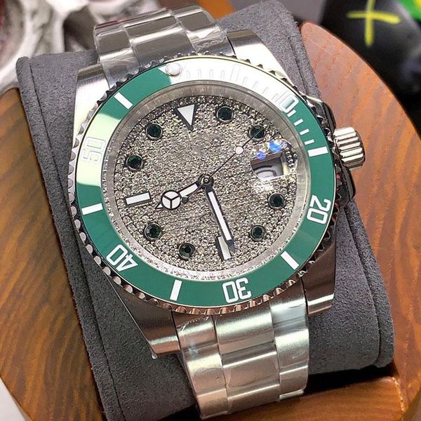 men's watch automatic mechanical watch 40mm diamond dial super luminous literally fashion watch waterproof design stainless steel strap, Slivery;brown
men's watch automatic mechanical watch 40mm diamond dial super luminous literally fashion watch waterproof design stainless steel strap, Slivery;brown