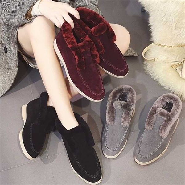 designer loropiana shoes high-version lp slackers put on casual real wool women's cotton shoes comfortable and versatile leather loafer, Black;white
designer loropiana shoes high-version lp slackers put on casual real wool women's cotton shoes comfortable and versatile leather loafer, Black;white