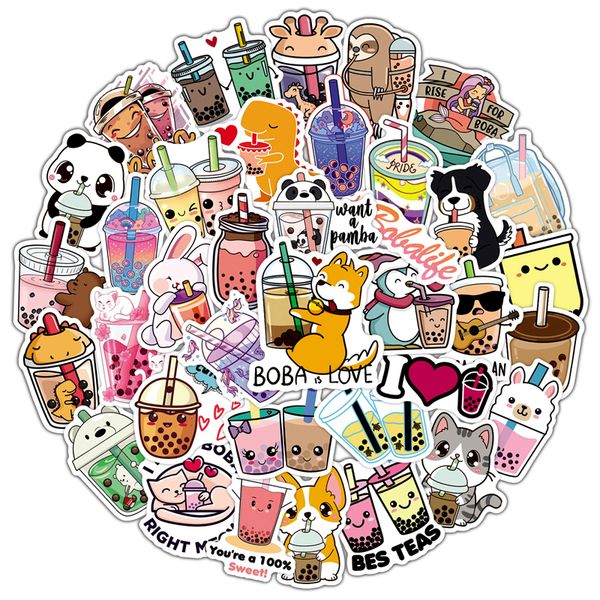 50pcs bubble tea stickers cute drink cup graffiti kids toy skateboard car motorcycle bicycle sticker decals wholesale
50pcs bubble tea stickers cute drink cup graffiti kids toy skateboard car motorcycle bicycle sticker decals wholesale