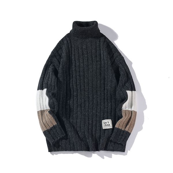 men's sweaters turtleneck autumn winter harajuku oversized knitted jumper vintage pullovers couple y2k clothes streetwear 230210, White;black
men's sweaters turtleneck autumn winter harajuku oversized knitted jumper vintage pullovers couple y2k clothes streetwear 230210, White;black