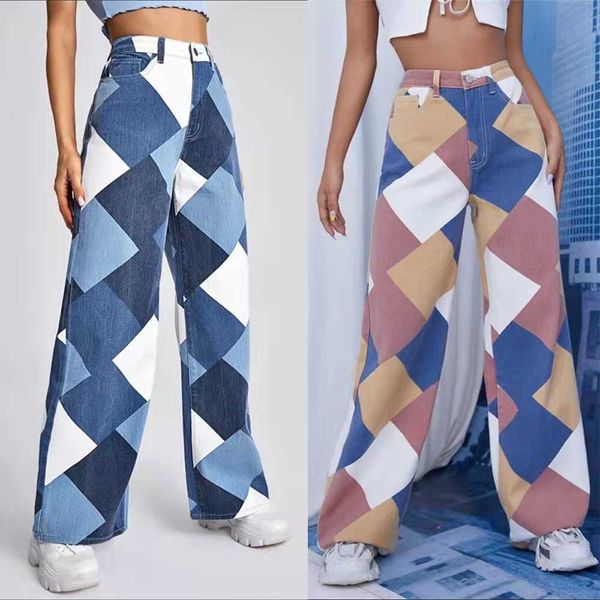 women's pants capris fall 2021 women's casual high-waisted straight print trousers plaid pants loose thin wide leg pants t230210, Black;white
women's pants capris fall 2021 women's casual high-waisted straight print trousers plaid pants loose thin wide leg pants t230210, Black;white