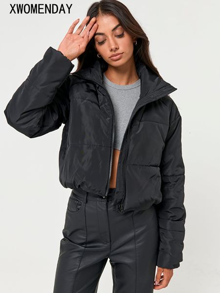 women's down parkas autumn winter women warm stand collar jacket white zipper coat casual long sleeve outerwear fashion streetwear 2302, Black
women's down parkas autumn winter women warm stand collar jacket white zipper coat casual long sleeve outerwear fashion streetwear 2302, Black