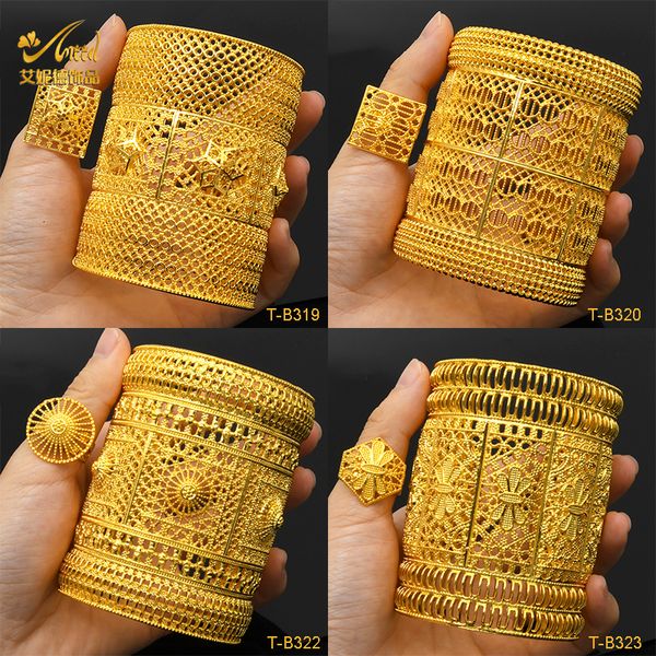 bangle aniid dubai gold plated woman bracelet with ring for women african luxury nigerian jewelry bridal wedding party gifts 230209, Black
bangle aniid dubai gold plated woman bracelet with ring for women african luxury nigerian jewelry bridal wedding party gifts 230209, Black