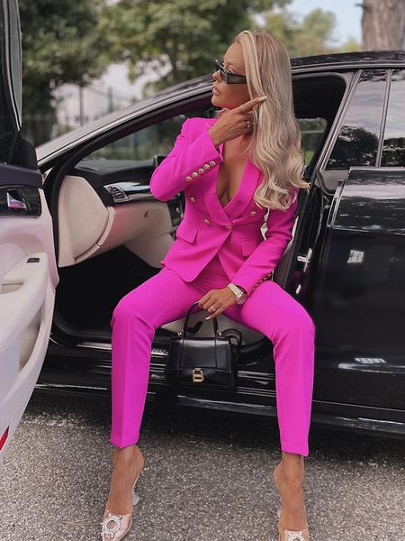 womens two piece pants purple yellow pink uits set women office ladies double breasted golden buttons nine blazer formal suits 230209, White
womens two piece pants purple yellow pink uits set women office ladies double breasted golden buttons nine blazer formal suits 230209, White
