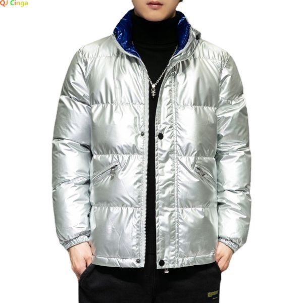 men's jackets winter standup collar coat gold and silver thick jacket men fashion warm overcoat male outerwear 230210, Black;brown
men's jackets winter standup collar coat gold and silver thick jacket men fashion warm overcoat male outerwear 230210, Black;brown