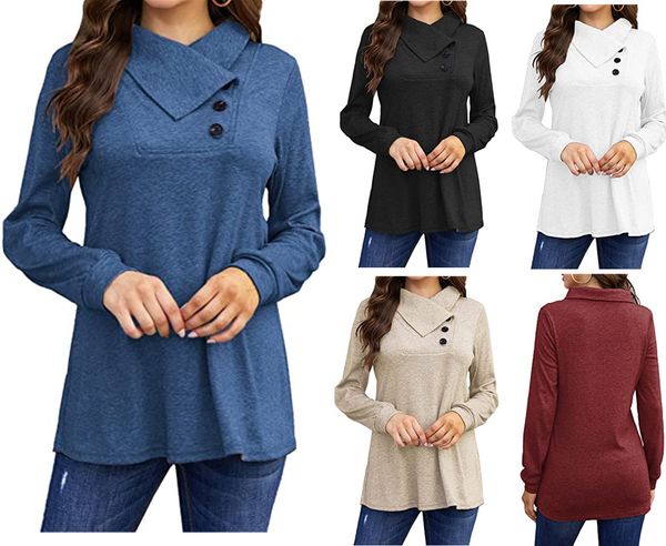 Spring 2023 new hot selling long-sleeved T-shirt solid color loose top foreign trade women' clothing, Silver
Spring 2023 new hot selling long-sleeved T-shirt solid color loose top foreign trade women' clothing, Silver