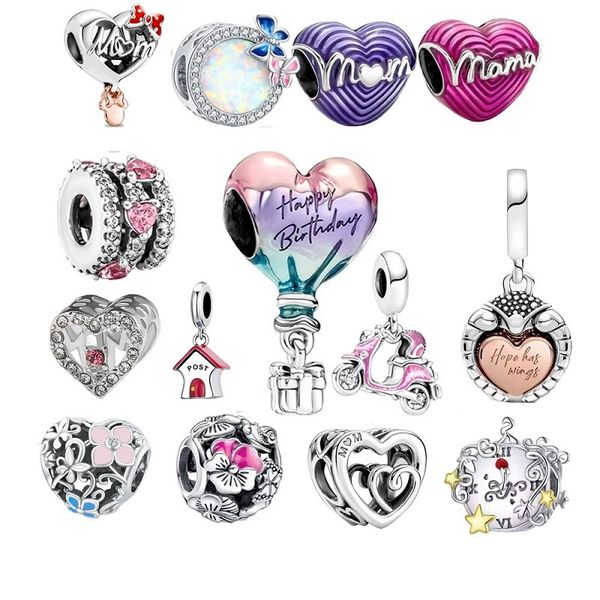 fits pandora bracelets 20pcs mom air balloon heart flower silver charms fits pandora charms bracelet beads for jewelry making 925 sterling s, Black
fits pandora bracelets 20pcs mom air balloon heart flower silver charms fits pandora charms bracelet beads for jewelry making 925 sterling s, Black