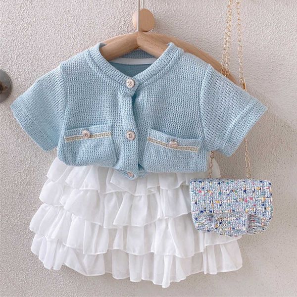 clothing sets 2023 new summer knitting short sleevewhite layered skirt 2pcs kid clothes lady style girl suit children clothes w230210, White
clothing sets 2023 new summer knitting short sleevewhite layered skirt 2pcs kid clothes lady style girl suit children clothes w230210, White