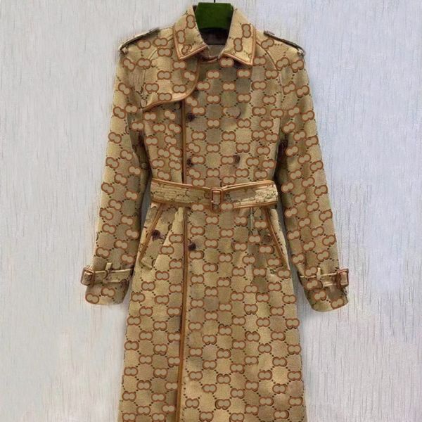 autumn womens trench coats designer luxury women windbreaker body letter print jacket loose belt coat female casual long trenchs coat a3889, Tan;black
autumn womens trench coats designer luxury women windbreaker body letter print jacket loose belt coat female casual long trenchs coat a3889, Tan;black