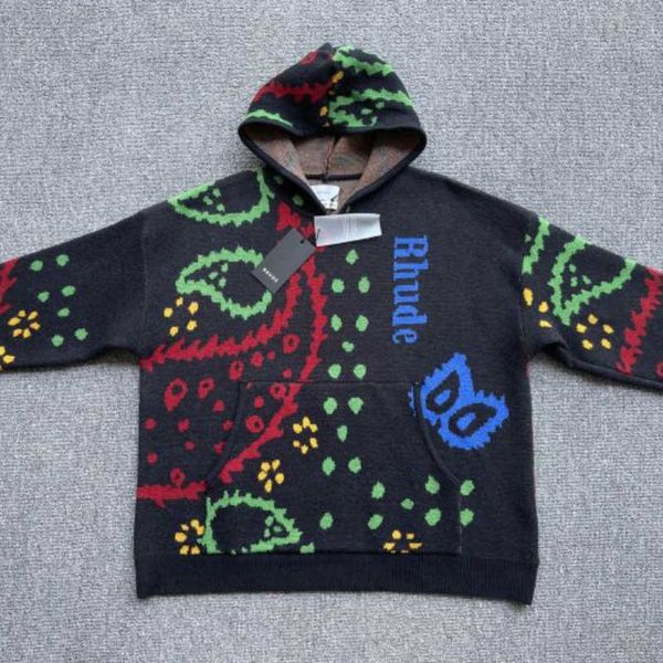 men's hoodies sweatshirts knitted retro jacquard cashew flower pullover hooded sweater men women high street casual pullovers j230208, Black
men's hoodies sweatshirts knitted retro jacquard cashew flower pullover hooded sweater men women high street casual pullovers j230208, Black