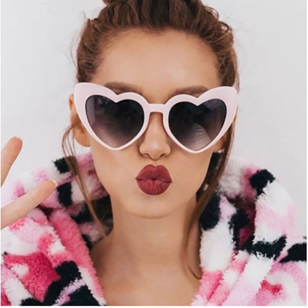 sunglasses love heart shaped women rimless cat eye frame sun glasses clear lens gradient shades gift summer beach glasses, White;black
sunglasses love heart shaped women rimless cat eye frame sun glasses clear lens gradient shades gift summer beach glasses, White;black