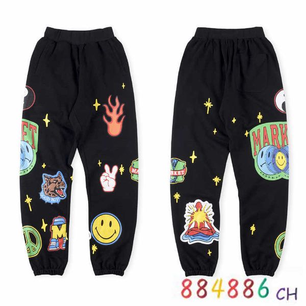 men's pants autumn winter market sweatpants men women quality star print style trousers comfortable terry cloth pants fitness casual sp, Black
men's pants autumn winter market sweatpants men women quality star print style trousers comfortable terry cloth pants fitness casual sp, Black