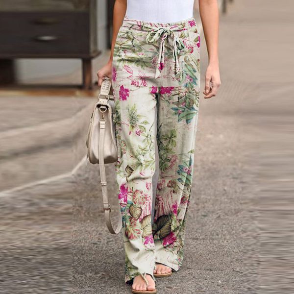 women's pants capris fashion linen women autumn casual drawstring wide leg pant loose vintage print trousers oversized work long pantal, Black;white
women's pants capris fashion linen women autumn casual drawstring wide leg pant loose vintage print trousers oversized work long pantal, Black;white
