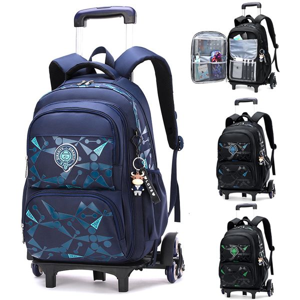 school bags wheeled waterproof children schoolbag luggage rolling large capacity for boys kids primary travel bag detachable 230210
school bags wheeled waterproof children schoolbag luggage rolling large capacity for boys kids primary travel bag detachable 230210