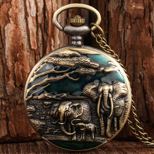 pocket watches vivid elephant pattern display quartz bronze necklace pocket watch with retro sweater chain men women pendant pocket clock gi, Slivery;golden
pocket watches vivid elephant pattern display quartz bronze necklace pocket watch with retro sweater chain men women pendant pocket clock gi, Slivery;golden