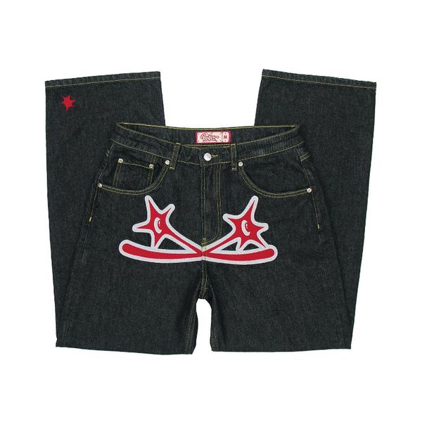 women's jeans street gothic jeans women's loose embroidery rock y2k hip hop jeans pants harajuku casual loose denim trousers stree, Blue
women's jeans street gothic jeans women's loose embroidery rock y2k hip hop jeans pants harajuku casual loose denim trousers stree, Blue