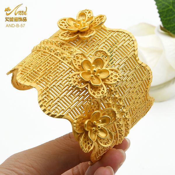bangle dubai flowers shape bangle for women 24k gold color bracelets jewelry ethiopian arabic african trendy bangles designer jewelrie 23020, Black
bangle dubai flowers shape bangle for women 24k gold color bracelets jewelry ethiopian arabic african trendy bangles designer jewelrie 23020, Black