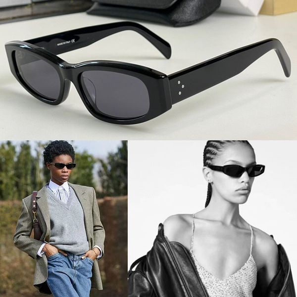 Women Small frame square sunglasses Men designer Black sunglasses 40530 Retro Cutting Fashion Three-point mark Brand Design Vintage Personality Letter Sun glasses
Women Small frame square sunglasses Men designer Black sunglasses 40530 Retro Cutting Fashion Three-point mark Brand Design Vintage Personality Letter Sun glasses