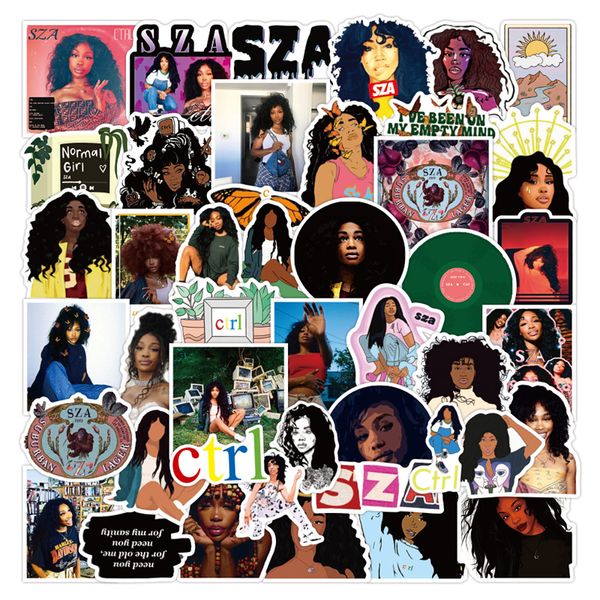 50pcs black songstress sza stickers singer star graffiti kids toy skateboard car motorcycle bicycle sticker decals wholesale
50pcs black songstress sza stickers singer star graffiti kids toy skateboard car motorcycle bicycle sticker decals wholesale