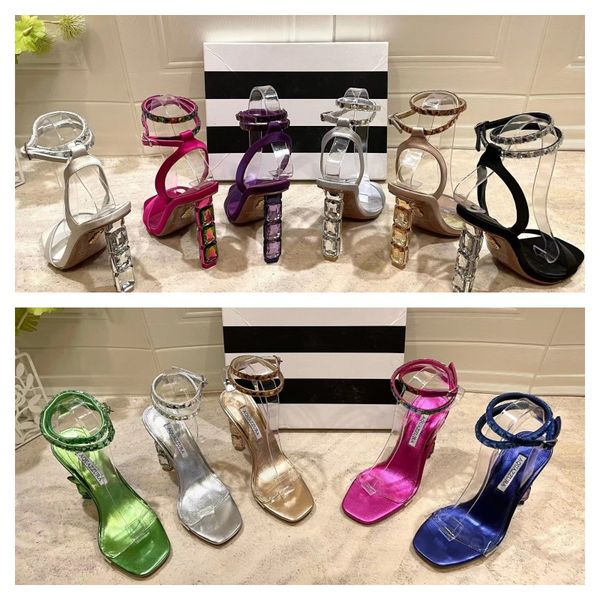 aquazzura satin stiletto high heels sandal crystal decorative heeled sandals rhinestone strap spool bride open toe pumps for women party wed, Black
aquazzura satin stiletto high heels sandal crystal decorative heeled sandals rhinestone strap spool bride open toe pumps for women party wed, Black