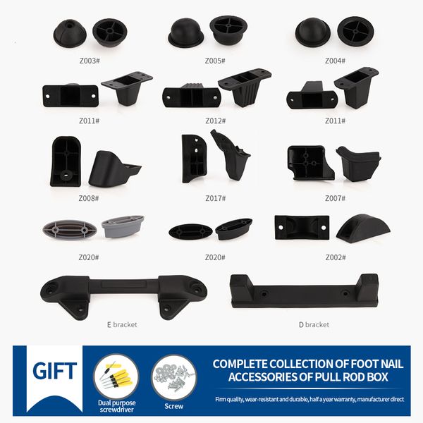 bag parts accessories tangyipin a# suitcase trolley case nails accessories universal luggage support base front foot repair wear-resistant f, Black
bag parts accessories tangyipin a# suitcase trolley case nails accessories universal luggage support base front foot repair wear-resistant f, Black