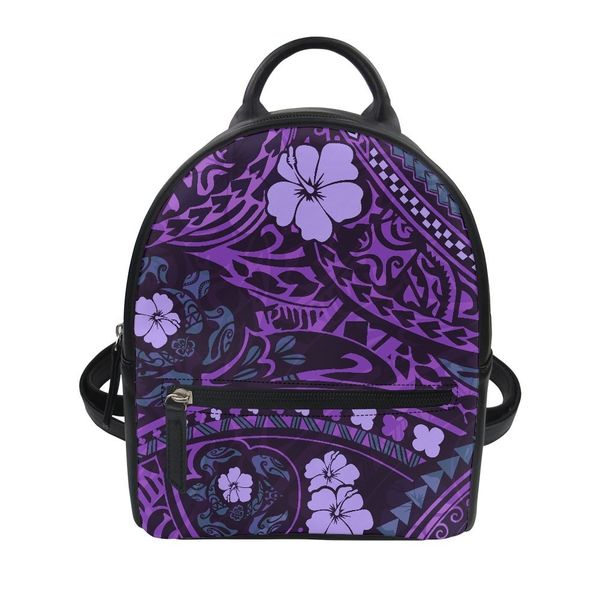 school bags cumagical wholesale polynesian tonga design hawaiian hibiscus purple flower print pu leather small backpacks for women 230210
school bags cumagical wholesale polynesian tonga design hawaiian hibiscus purple flower print pu leather small backpacks for women 230210