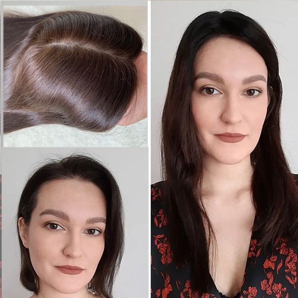 synthetic s full silk base150 thick end hair women toupee natural straight chinese virgin human pieces er brown color 230210, Black
synthetic s full silk base150 thick end hair women toupee natural straight chinese virgin human pieces er brown color 230210, Black
