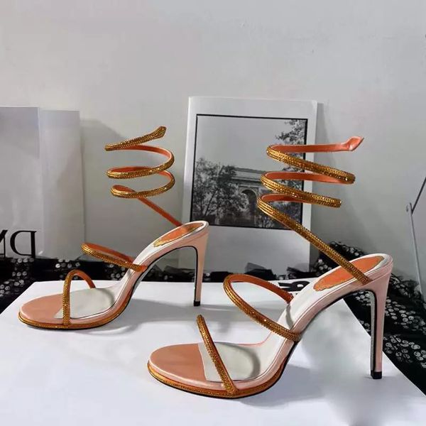 slippers rhinestone snake strass stiletto sandals rene caovilla cleo 95mm evening shoes women's high heels ankle wraparound luxury desi, Black
slippers rhinestone snake strass stiletto sandals rene caovilla cleo 95mm evening shoes women's high heels ankle wraparound luxury desi, Black