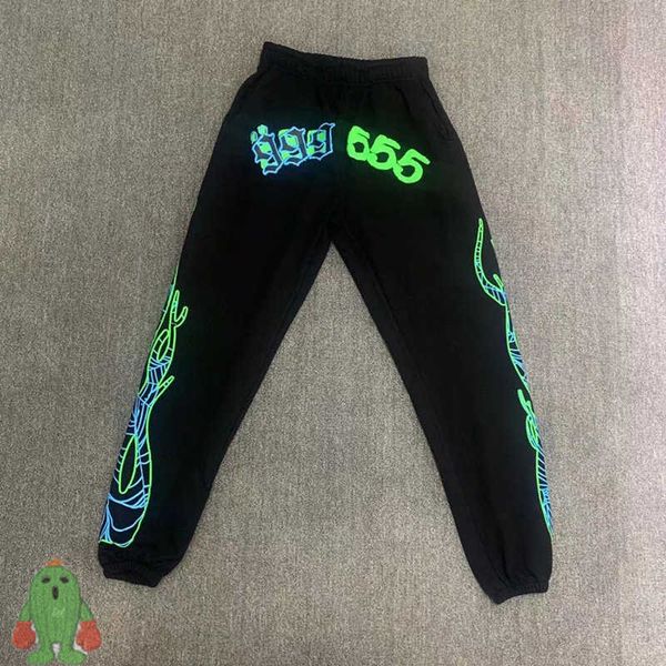 men's pants sp5der 555555 men women sweatpants street hip hop young thug foam green joggers pants, Black
men's pants sp5der 555555 men women sweatpants street hip hop young thug foam green joggers pants, Black
