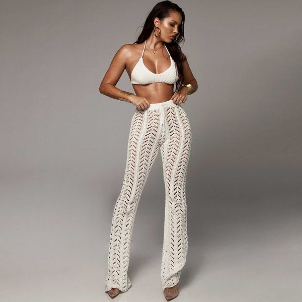 women's pants capris women's nightclub hollowed-out knitted trousers hook flower beach pants t230210, Black;white
women's pants capris women's nightclub hollowed-out knitted trousers hook flower beach pants t230210, Black;white