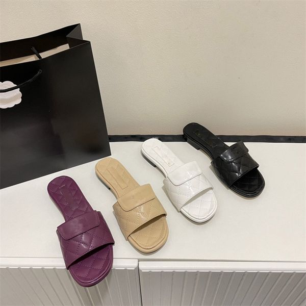2023 leather flat ladies slipper c letter candy color sandals beach casual shoes women diamond check sandal slippers fashion designer summer, Black
2023 leather flat ladies slipper c letter candy color sandals beach casual shoes women diamond check sandal slippers fashion designer summer, Black