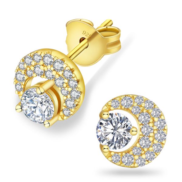 sweet fashion 925 sterling silver bling moissanite diamond sun and moon earrings studs for men women nice gift, Golden;silver
sweet fashion 925 sterling silver bling moissanite diamond sun and moon earrings studs for men women nice gift, Golden;silver