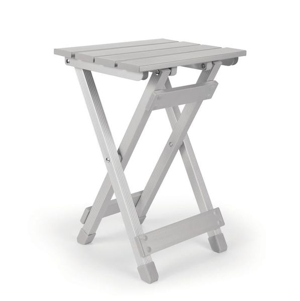 camco small folding side table | supports up to 130lbs | aluminum silver 51890 folding stool
camco small folding side table | supports up to 130lbs | aluminum silver 51890 folding stool