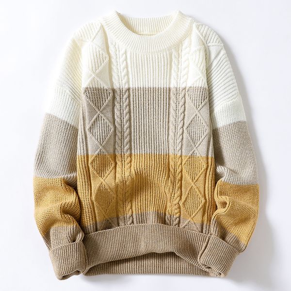 men's sweaters autumn winter style fashion casual slim fit highquality plus velvet thick warm large size 230210, White;black
men's sweaters autumn winter style fashion casual slim fit highquality plus velvet thick warm large size 230210, White;black