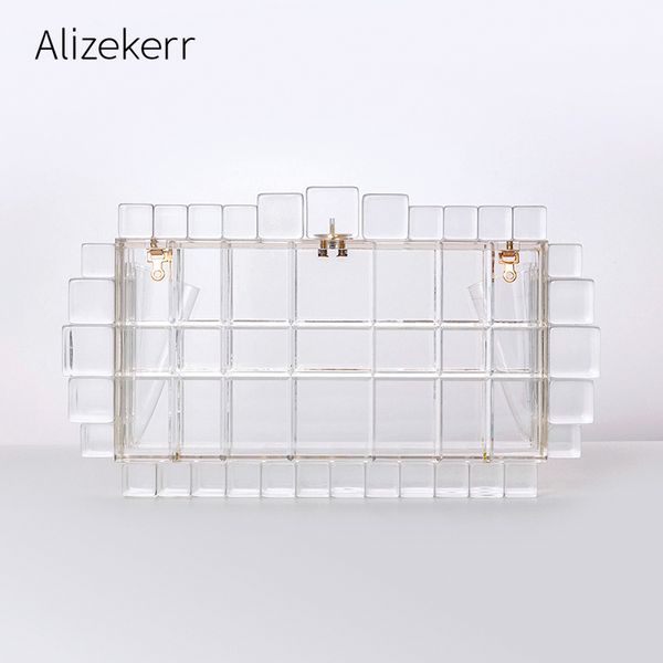 evening bags women clear acrylic box clutch bag for wedding luxury boutique plaid purses and handbags ladies wallets 230210
evening bags women clear acrylic box clutch bag for wedding luxury boutique plaid purses and handbags ladies wallets 230210