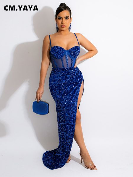 party dresses cm.yaya women mesh patchwork high side split sequin bodycon midi backless maxi long night spaghetti strap 230211, White;black
party dresses cm.yaya women mesh patchwork high side split sequin bodycon midi backless maxi long night spaghetti strap 230211, White;black