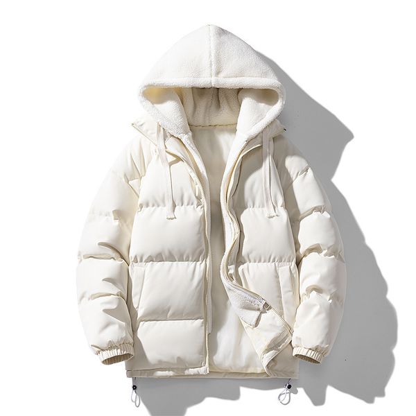 men's jackets men winter jacket parkas thicken warm coat mens stand collar solid color parka women fashion streetwear 230210, Black;brown
men's jackets men winter jacket parkas thicken warm coat mens stand collar solid color parka women fashion streetwear 230210, Black;brown