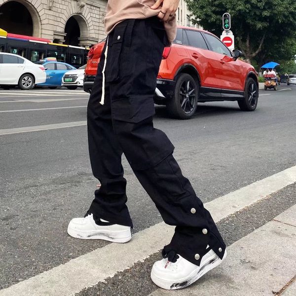 men's pants fashion cargo pants men hip hop streetwear jogger pant fashion trousers multi-pocket casual joggers sweatpants men pants 23, Black
men's pants fashion cargo pants men hip hop streetwear jogger pant fashion trousers multi-pocket casual joggers sweatpants men pants 23, Black