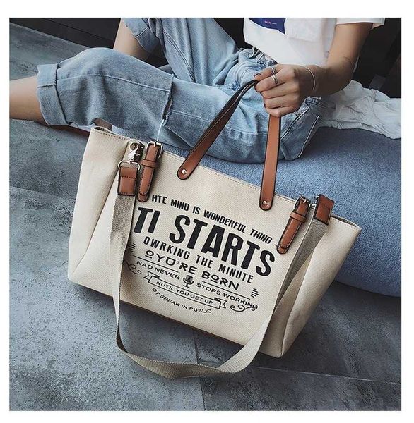 totes ladies women bag european american big canvas fashion large capacity tote letter shoulder messenger bag casual tote handbag 021123h
totes ladies women bag european american big canvas fashion large capacity tote letter shoulder messenger bag casual tote handbag 021123h