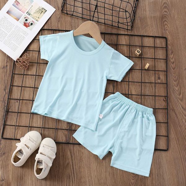 clothing s years old baby short sleeve shorts girls summer outfits boys casual piece cotton kids clothes pajamas set, White
clothing s years old baby short sleeve shorts girls summer outfits boys casual piece cotton kids clothes pajamas set, White