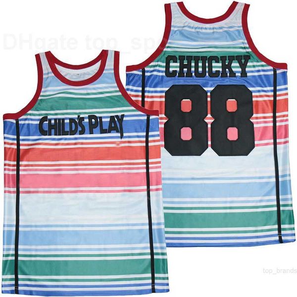movie basketball film 1988 chucky 88 child's play jersey men white team color breathable pure cotton sports uniform on sale, Black
movie basketball film 1988 chucky 88 child's play jersey men white team color breathable pure cotton sports uniform on sale, Black