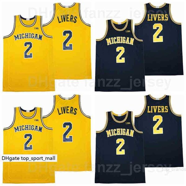 college michigan wolverines basketball 2 isaiah livers jersey men university team color white navy blue breathable shirt pure cotton sports, Black
college michigan wolverines basketball 2 isaiah livers jersey men university team color white navy blue breathable shirt pure cotton sports, Black