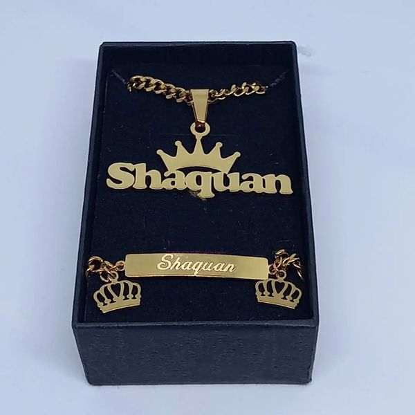 pendant necklaces personalized crown name necklace bracelet set jewelry stainless steel heart butterfly charm long bar engraved choker acces, Silver
pendant necklaces personalized crown name necklace bracelet set jewelry stainless steel heart butterfly charm long bar engraved choker acces, Silver