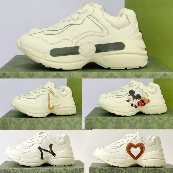 Shoes Kids Designer boys girls Sneakers baby children Trainers youth kid Shoe Strawberry Luxury Platform Rhyton Multicolor Vintage Chaussures Sneaker, White
Shoes Kids Designer boys girls Sneakers baby children Trainers youth kid Shoe Strawberry Luxury Platform Rhyton Multicolor Vintage Chaussures Sneaker, White