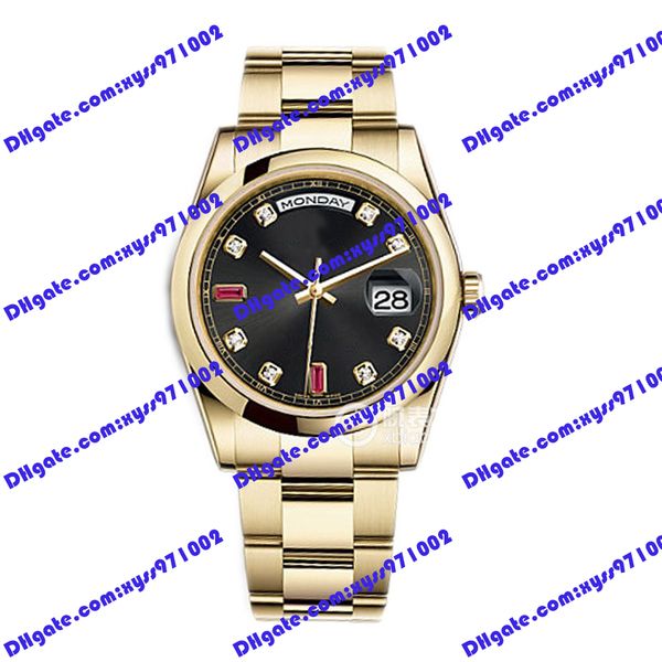 men's watch 36mm black diamond 118208 gold watch 2813 movement automatic mechanical women's watch original box paper stainless ste, Slivery;brown
men's watch 36mm black diamond 118208 gold watch 2813 movement automatic mechanical women's watch original box paper stainless ste, Slivery;brown