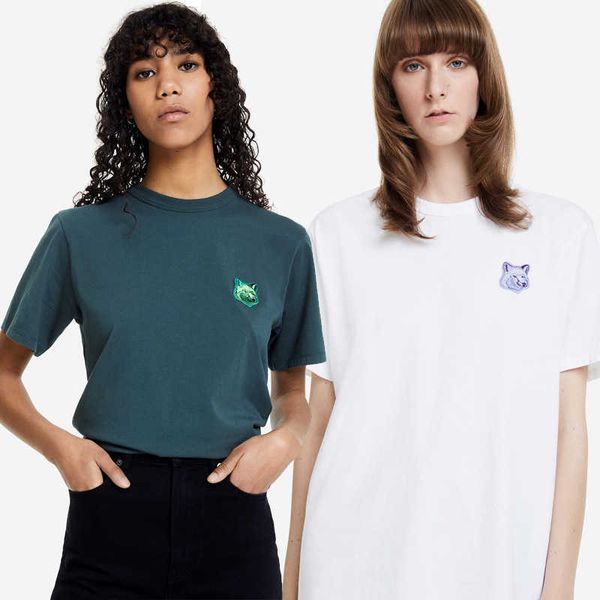 maison kitsune women designer tshirt embroidered summer cotton t-shirt round neck short sleeve t-shirts female tees, White
maison kitsune women designer tshirt embroidered summer cotton t-shirt round neck short sleeve t-shirts female tees, White