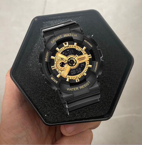 luxury mens g style military multifunction led digital shock quartz sport man male students clock, Slivery;black
luxury mens g style military multifunction led digital shock quartz sport man male students clock, Slivery;black